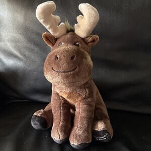 Abercrombie & Fitch Moose Plush Brown 2019 Stuffed Animal 13"
